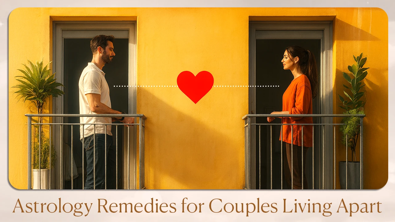 Astrology Remedies for Couples Living Apart